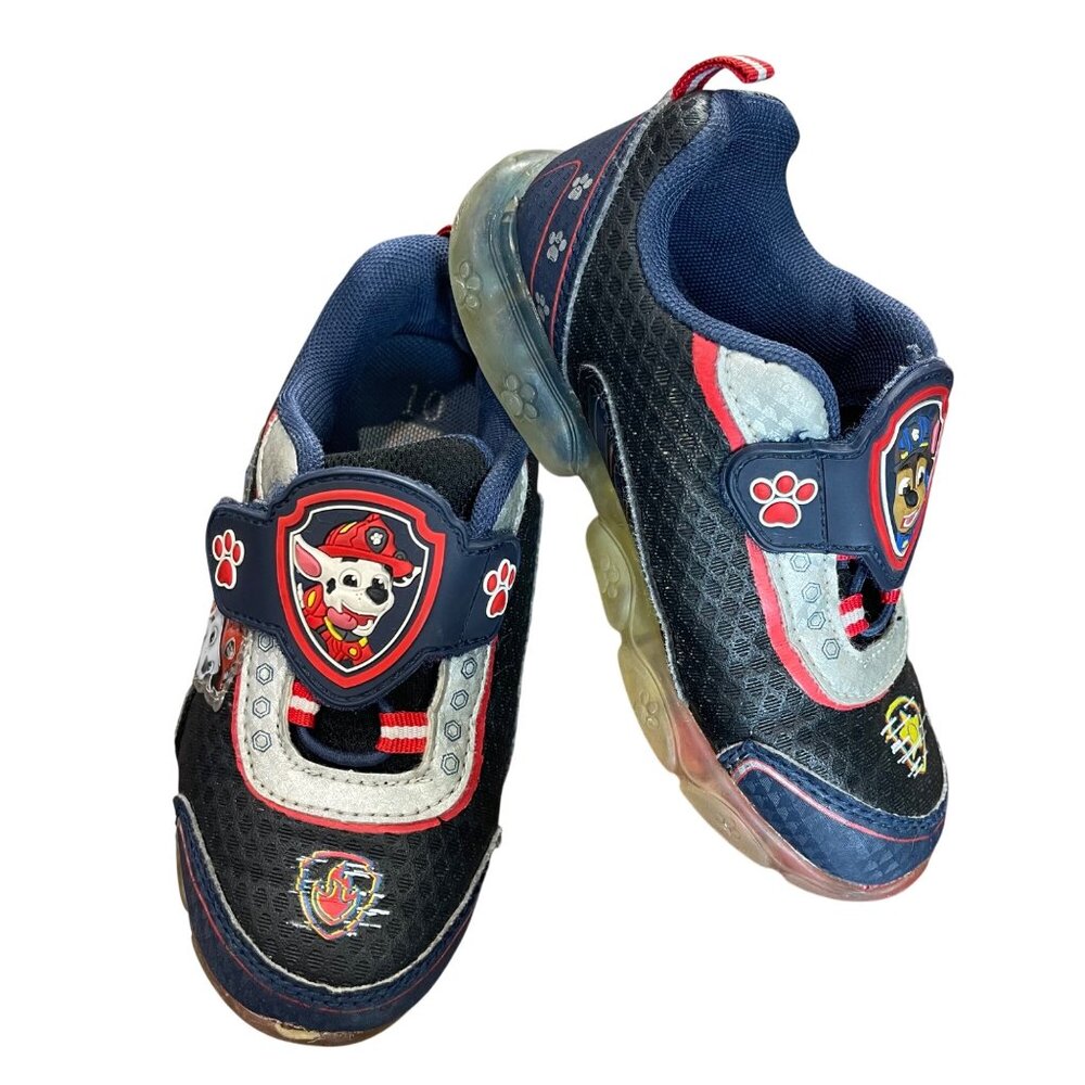 Paw Patrol Light Up‎ Sneakers Unisex Toddler Size 10 Boys, Girls Athletic Casual